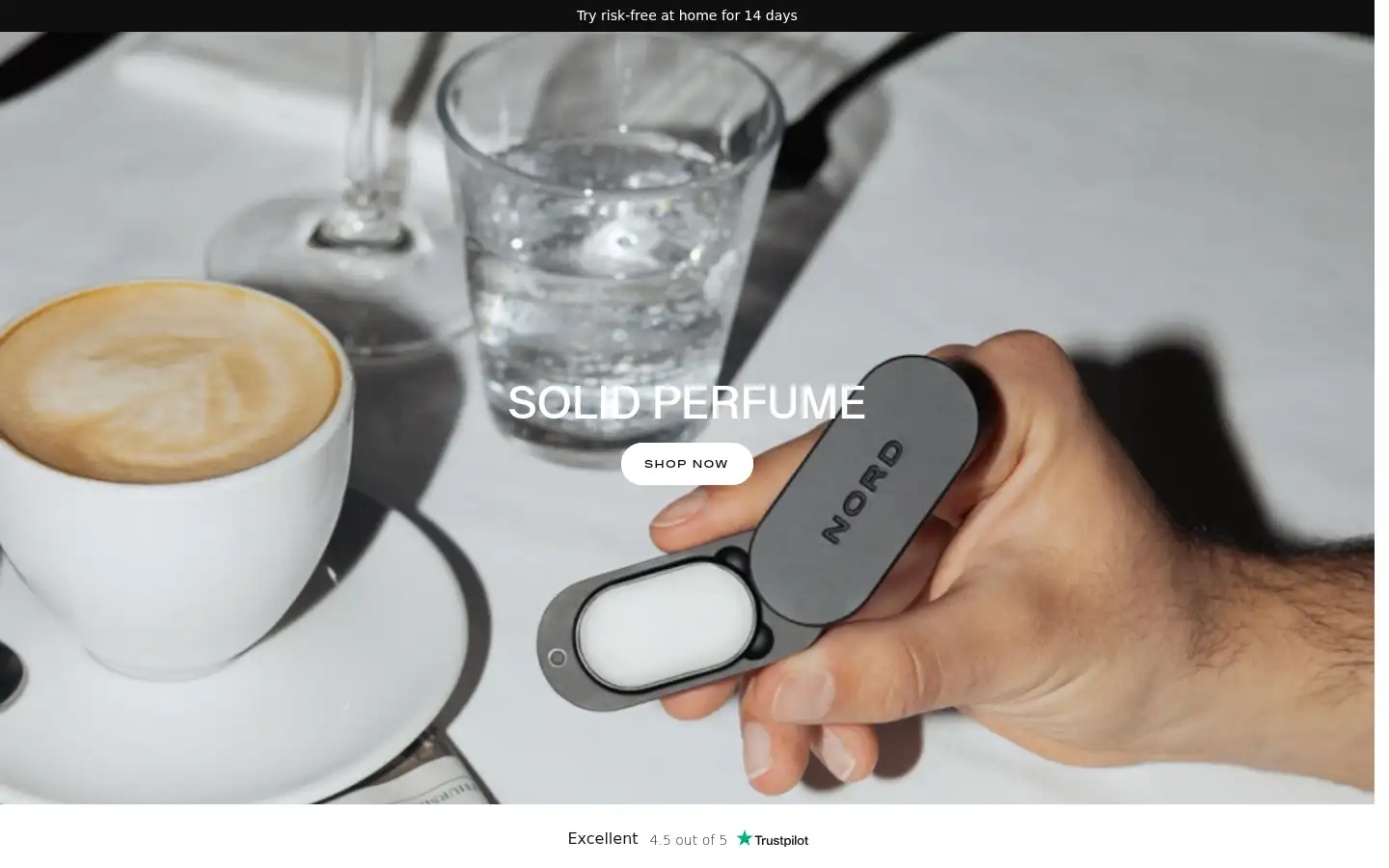 Screenshot of nordscents.com