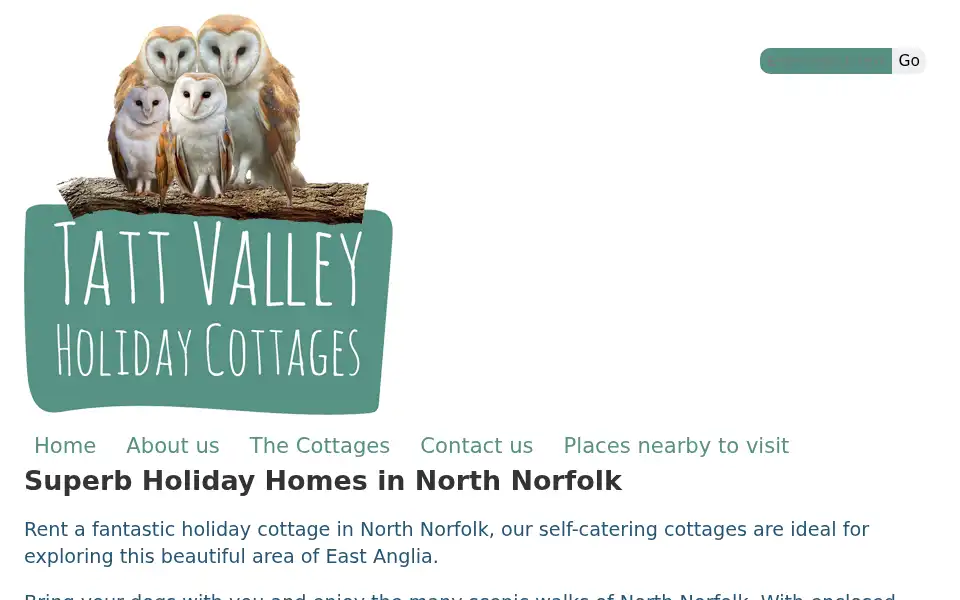 Screenshot of norfolkholidayhomes.co.uk