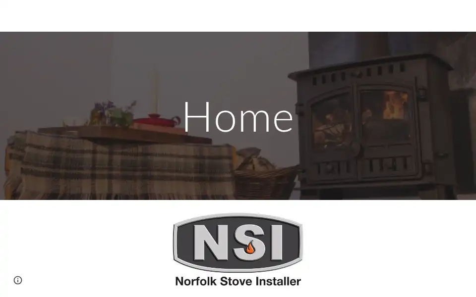 Screenshot of norfolkstoveinstaller.co.uk