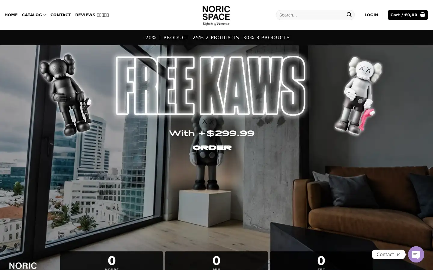 Screenshot of noricspace.com
