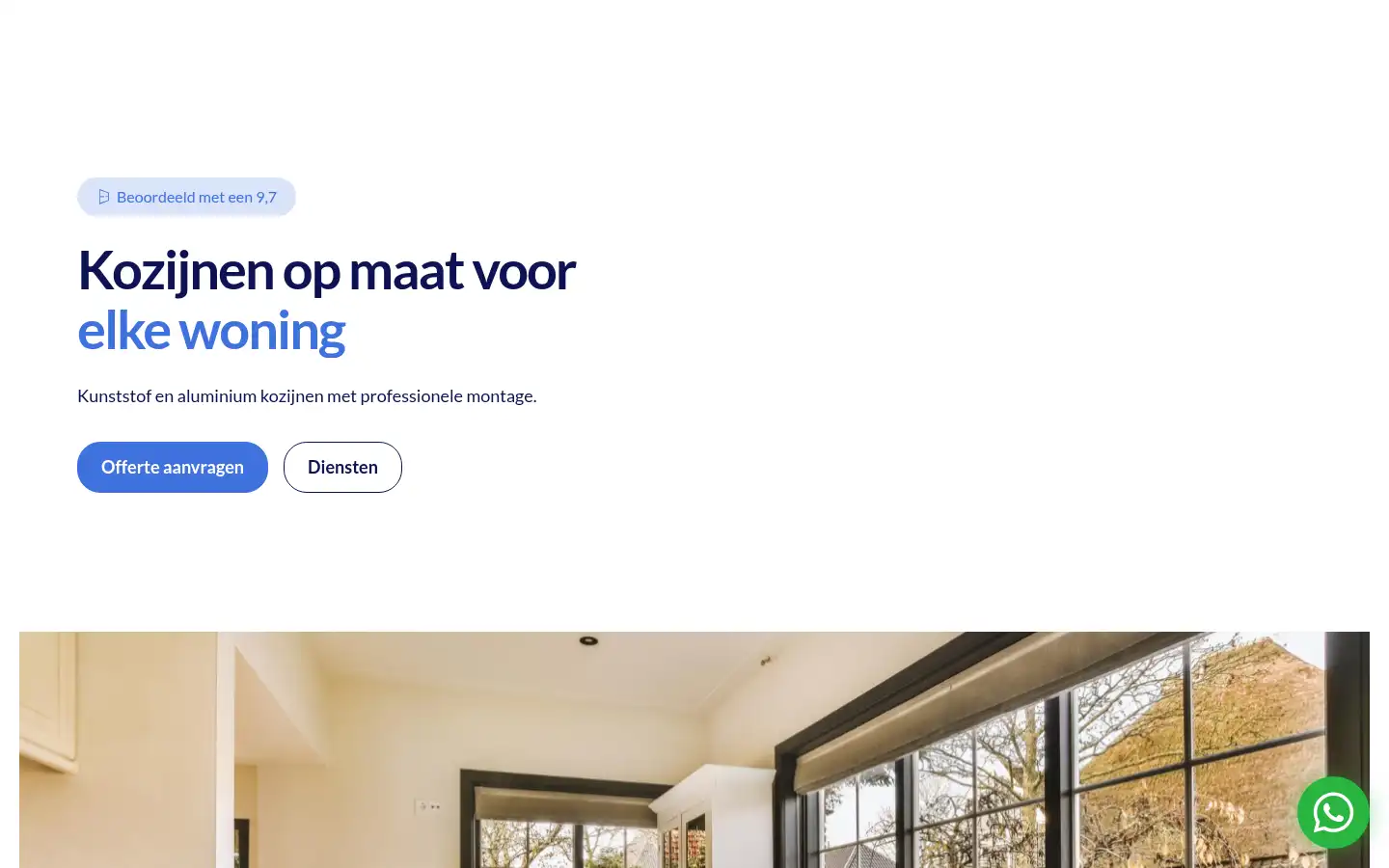 Screenshot of norionkozijnen.nl