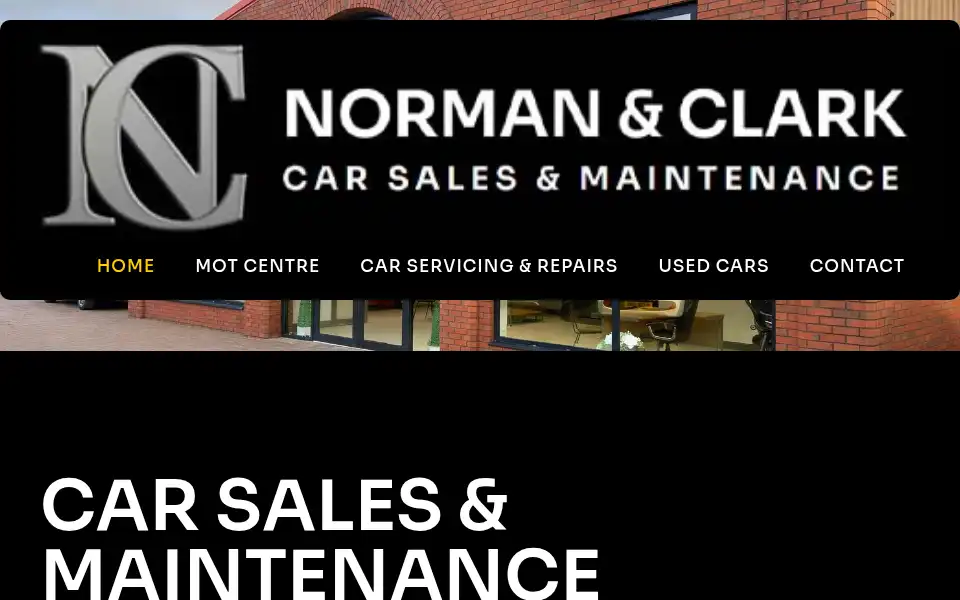 Screenshot of normanandclark.com