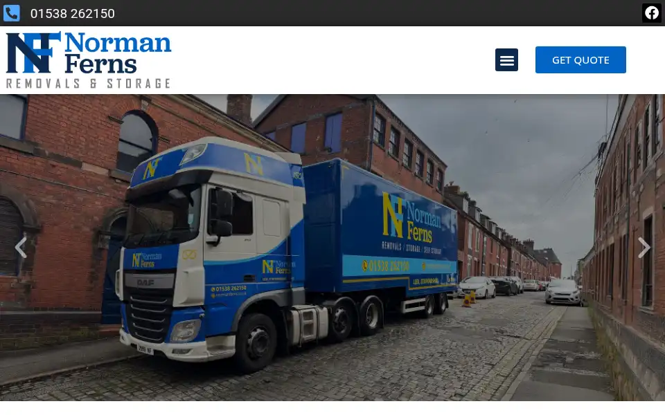 Screenshot of normanferns.co.uk