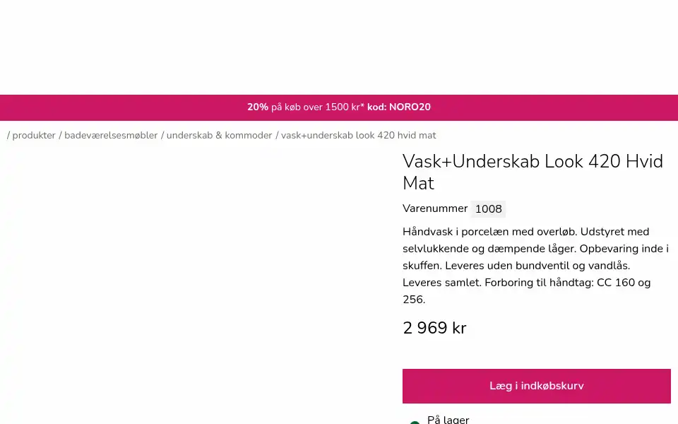 Screenshot of noro.dk