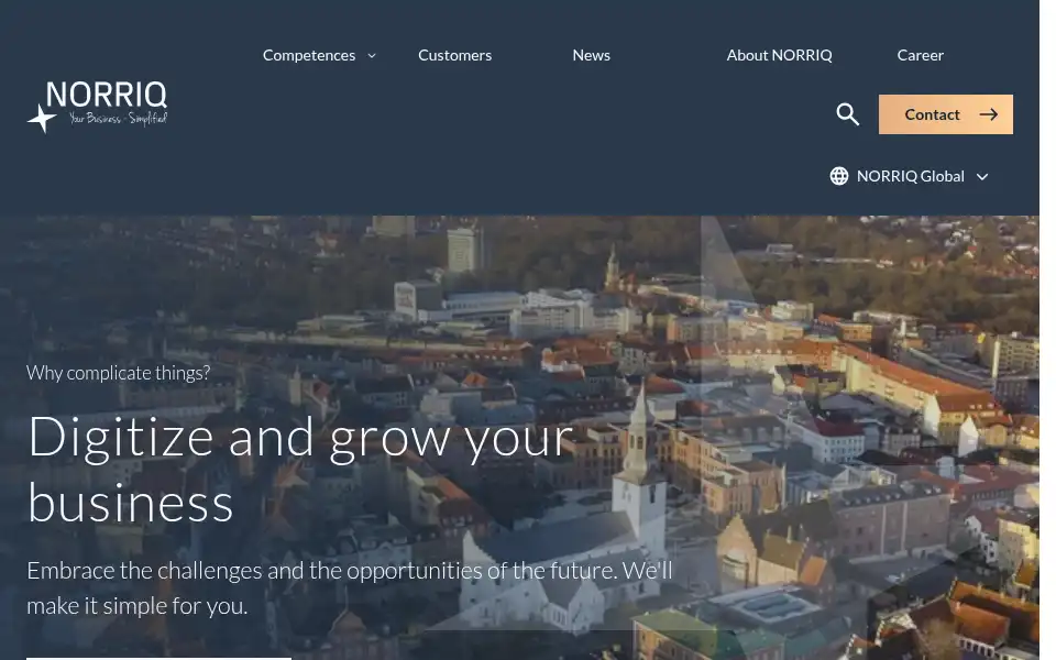 Screenshot of norriq.com