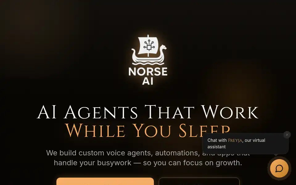 Screenshot of norseai.dev