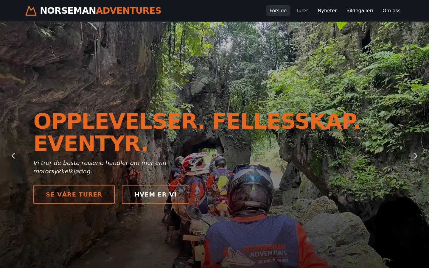 Screenshot of norsemanadventures.com
