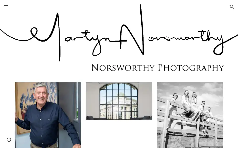 Screenshot of norsworthyphotography.com
