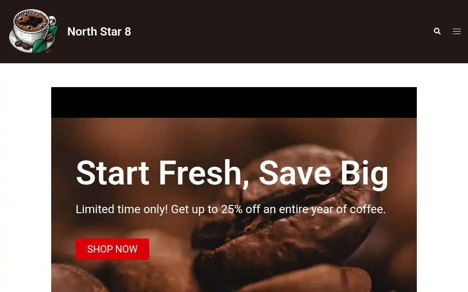 Screenshot of north-star8.us