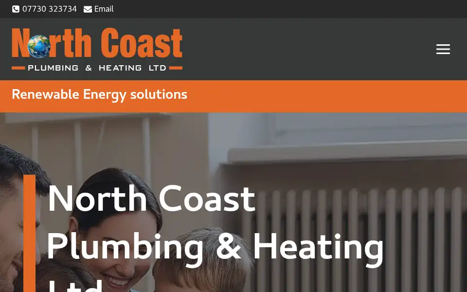 Screenshot of northcoast-plumbing-heating.com