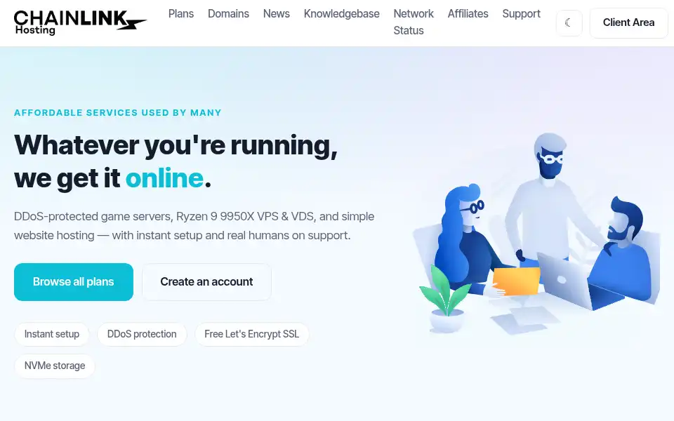 Screenshot of northeast-host.com