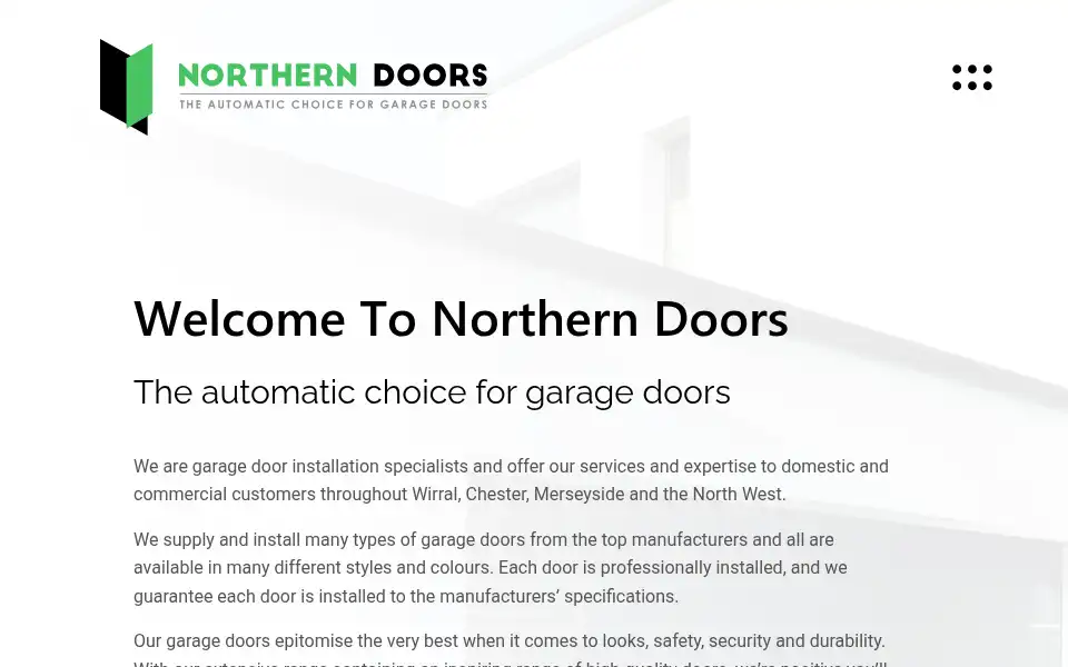 Screenshot of northerndoorswirral.com