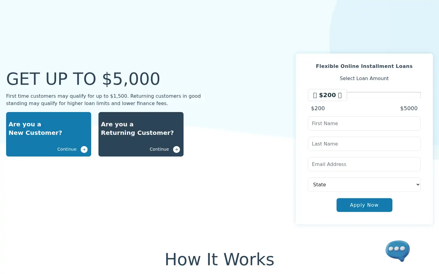 Screenshot of northernstarlending.com
