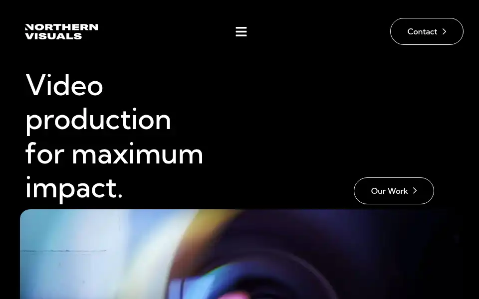 Screenshot of northernvisuals.co.uk