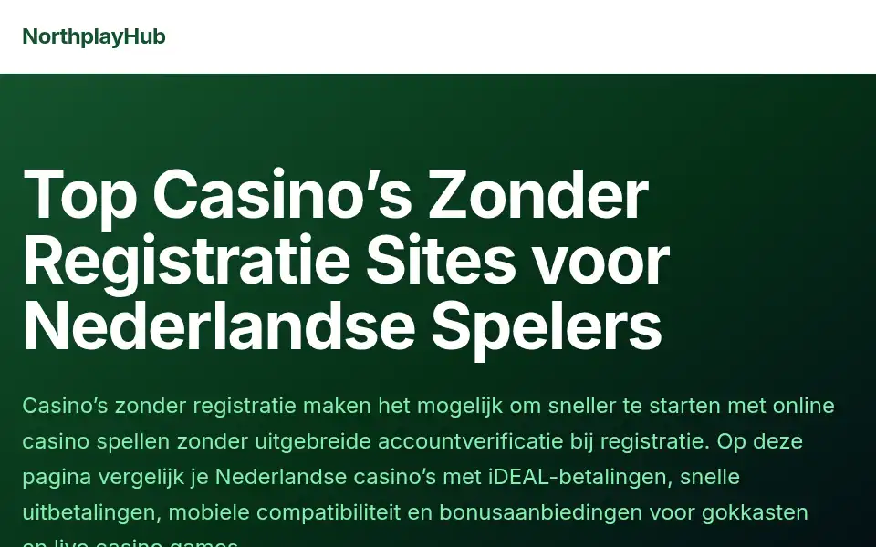Screenshot of northplayhub.org