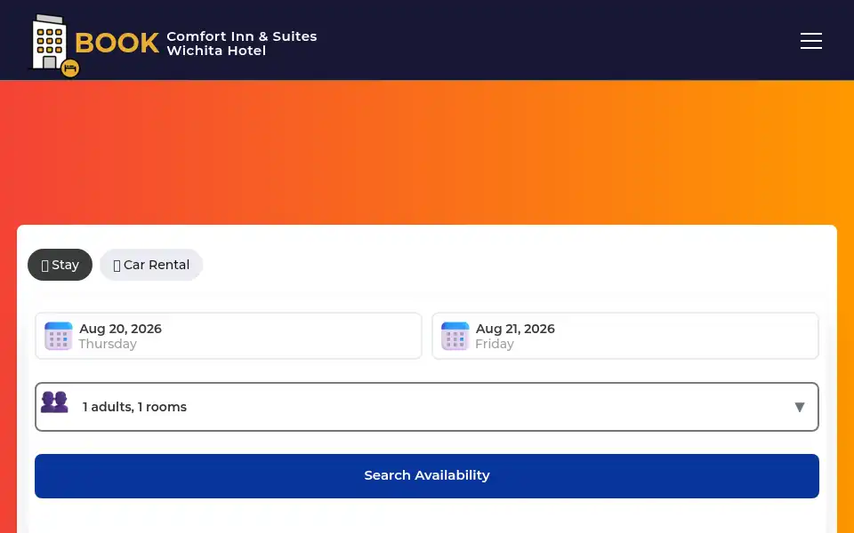 Screenshot of northrocksuiteswichita.us