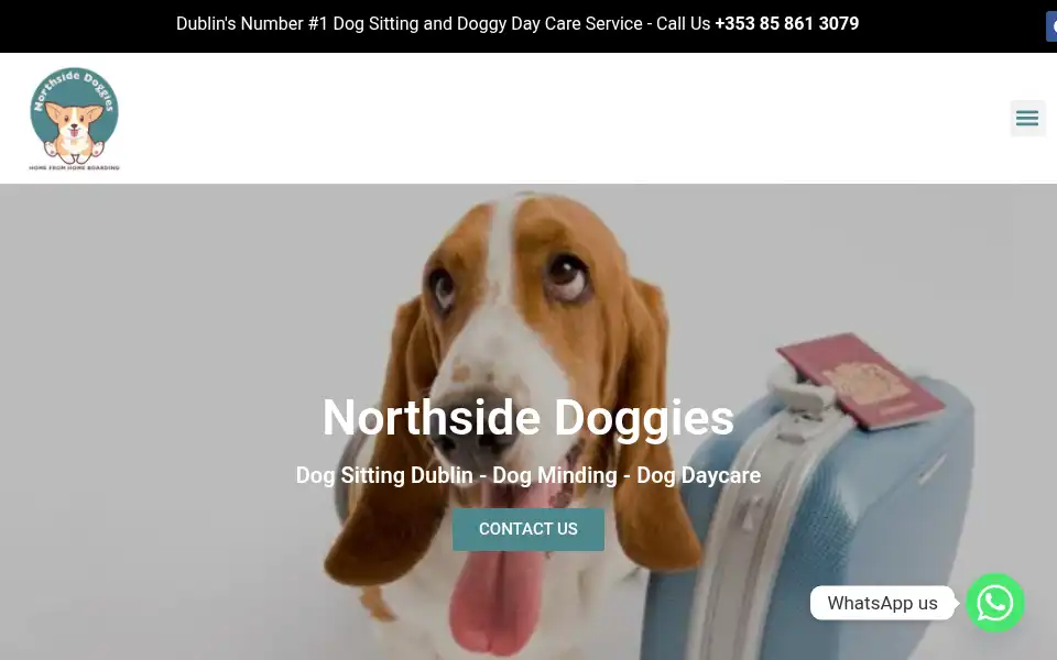 Screenshot of northsidedoggies.ie