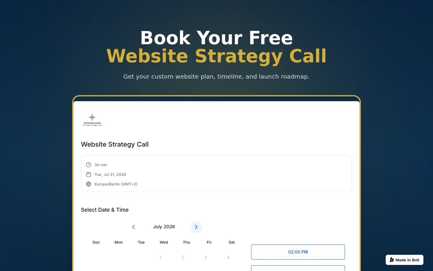 Screenshot of northstar-growth.com