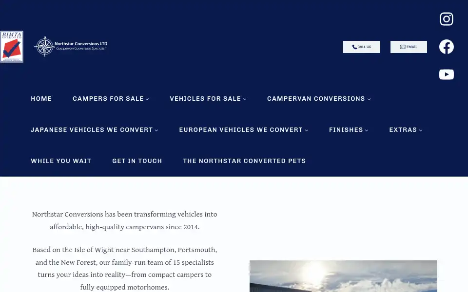 Screenshot of northstarconversions.com