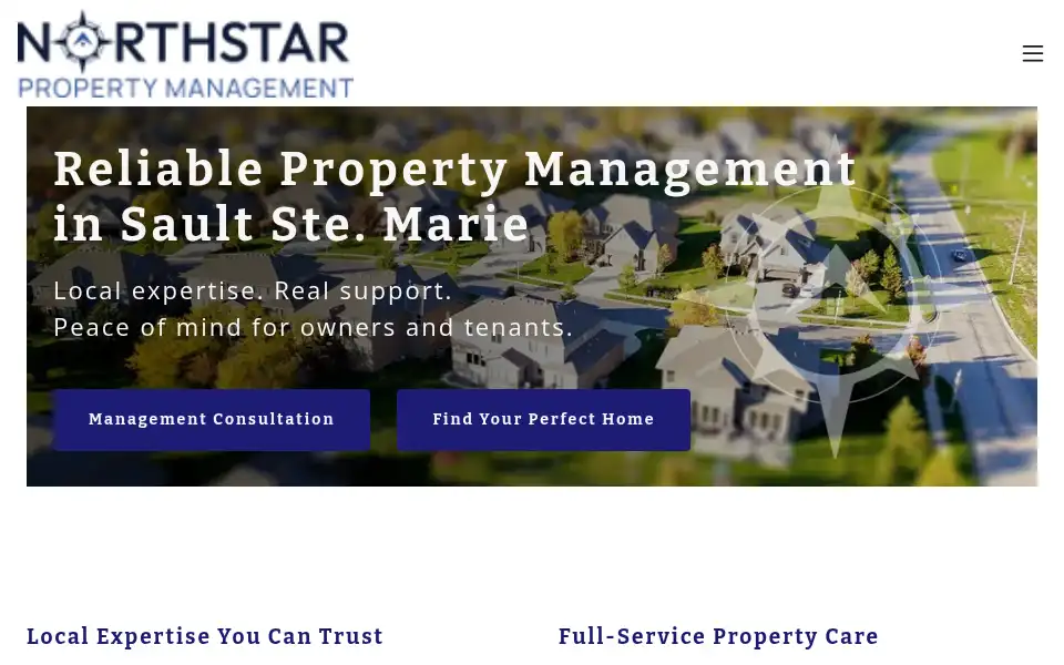 Screenshot of northstarpropertymanagement.ca