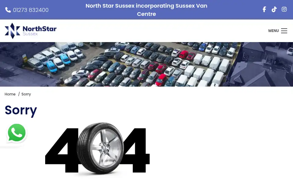Screenshot of northstarsussex.co.uk