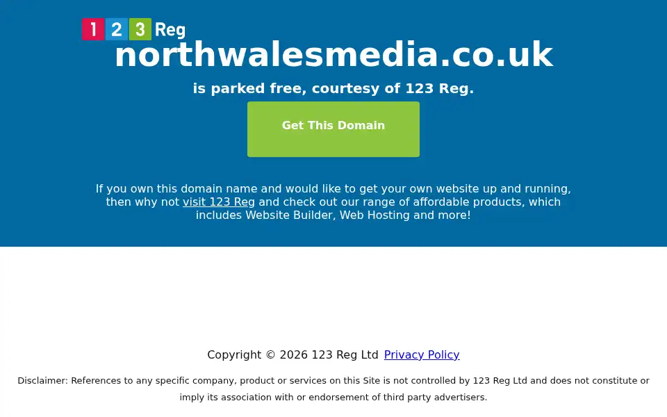 Screenshot of northwalesmedia.co.uk