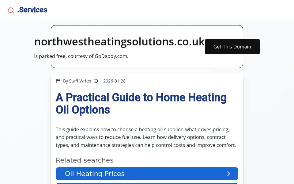 Screenshot of northwestheatingsolutions.co.uk