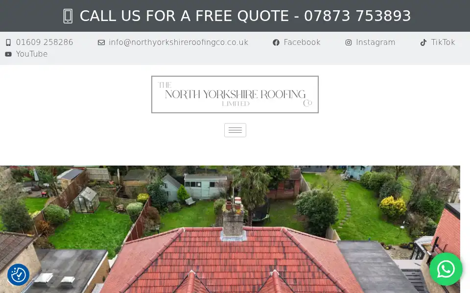 Screenshot of northyorkshireroofingco.co.uk