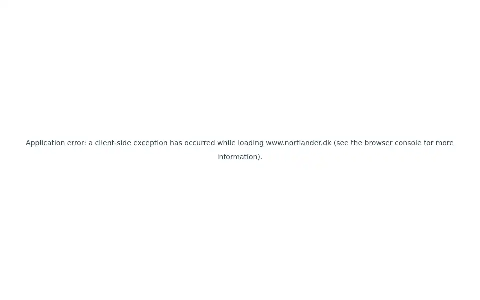 Screenshot of nortlander.dk