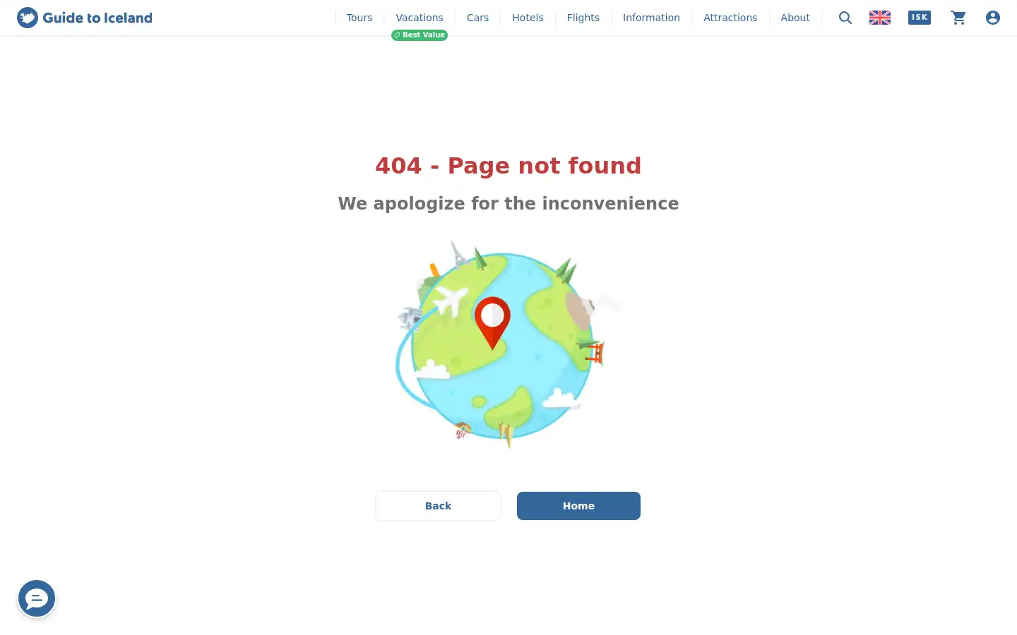 Screenshot of norwaytravelguide.no