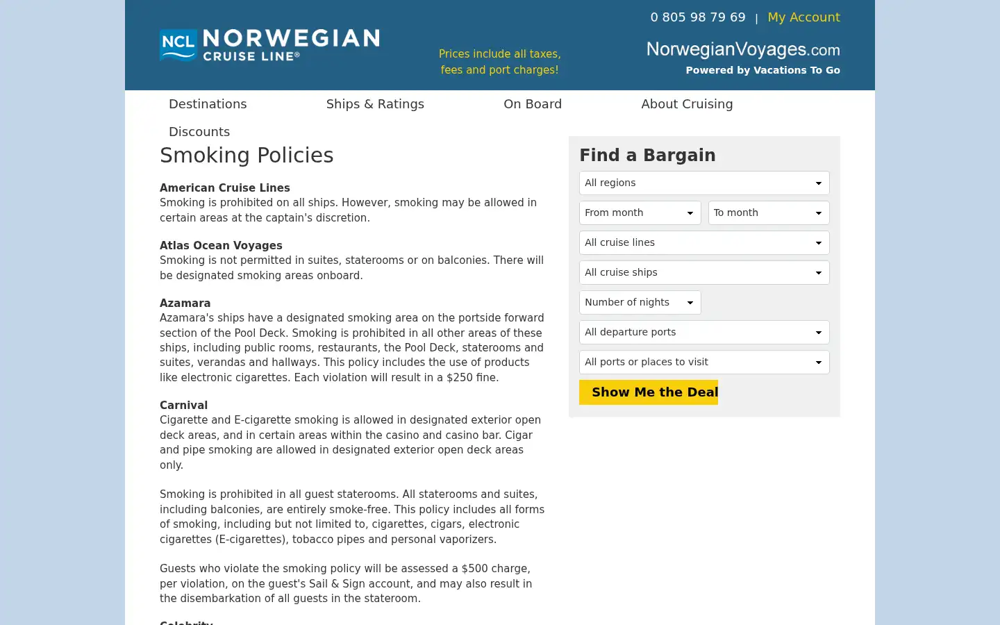 Screenshot of norweigan.com