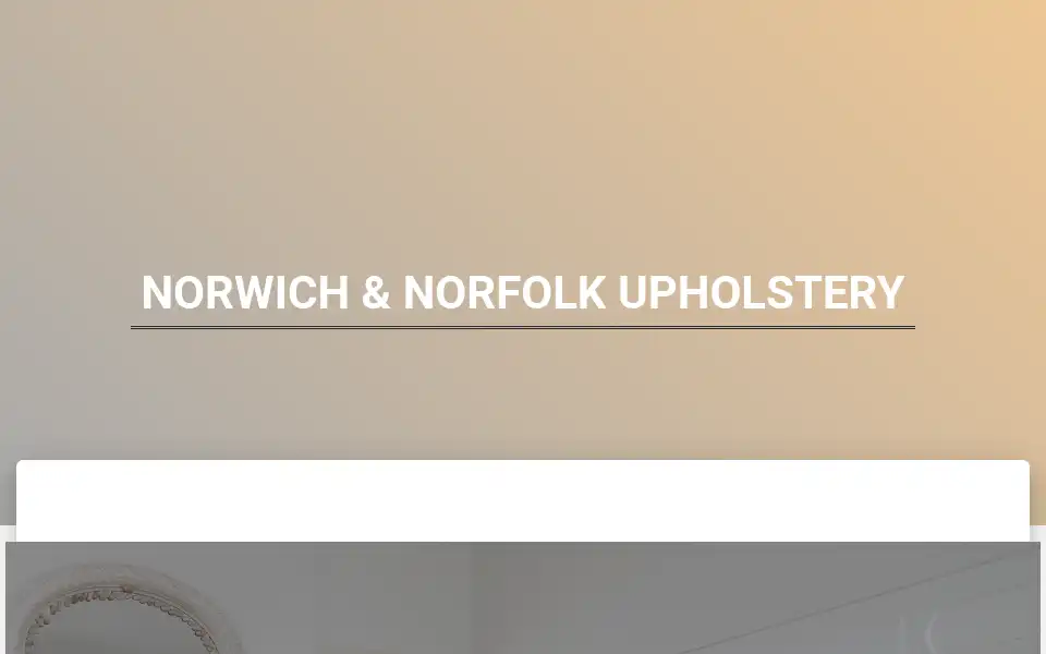 Screenshot of norwichandnorfolkupholstery.co.uk