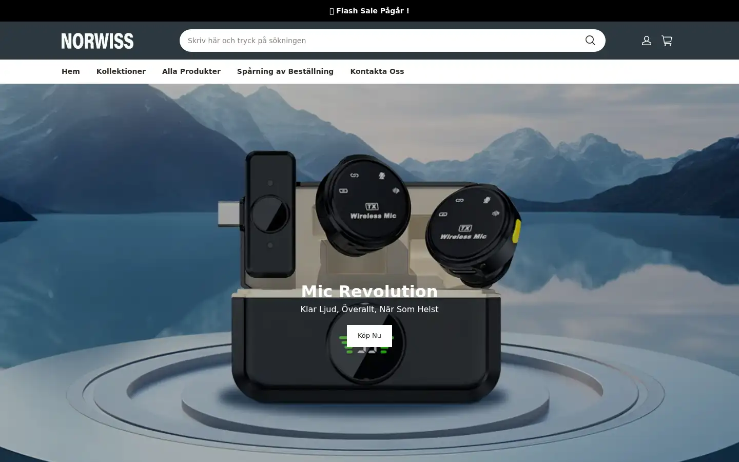 Screenshot of norwiss.com