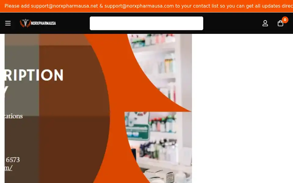 Screenshot of norxpharmausa.com