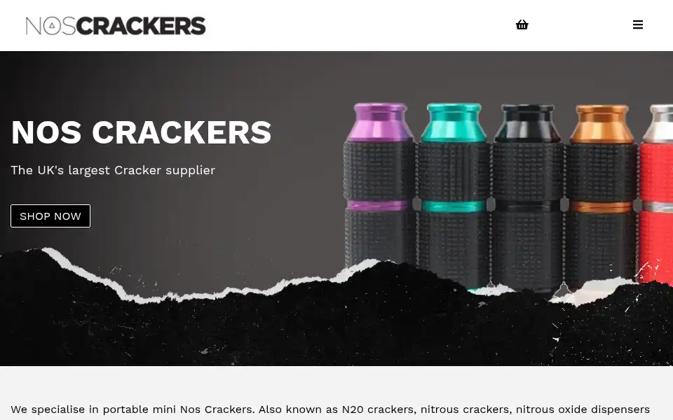 Screenshot of noscrackers.co.uk