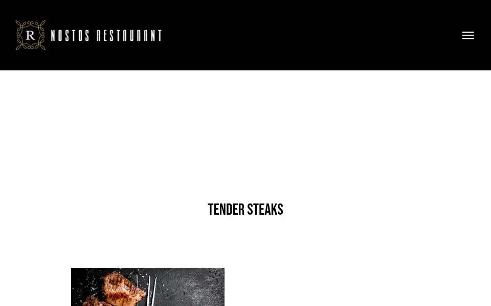 Screenshot of nostos-restaurant.com