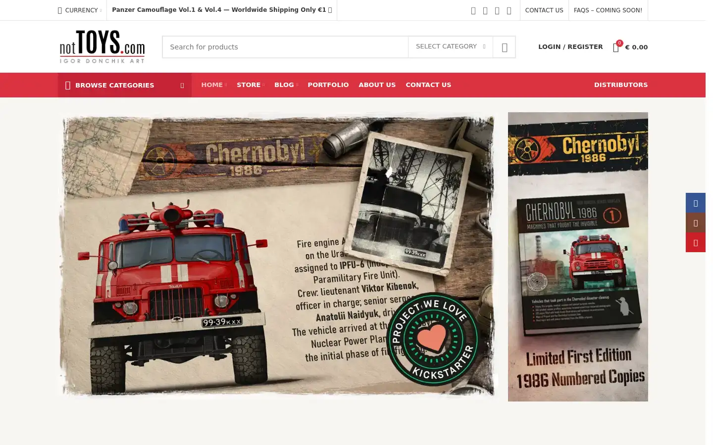 Screenshot of not-toys.com