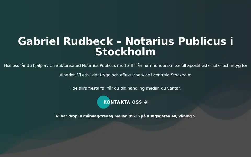 Screenshot of notariuspublicus.nu