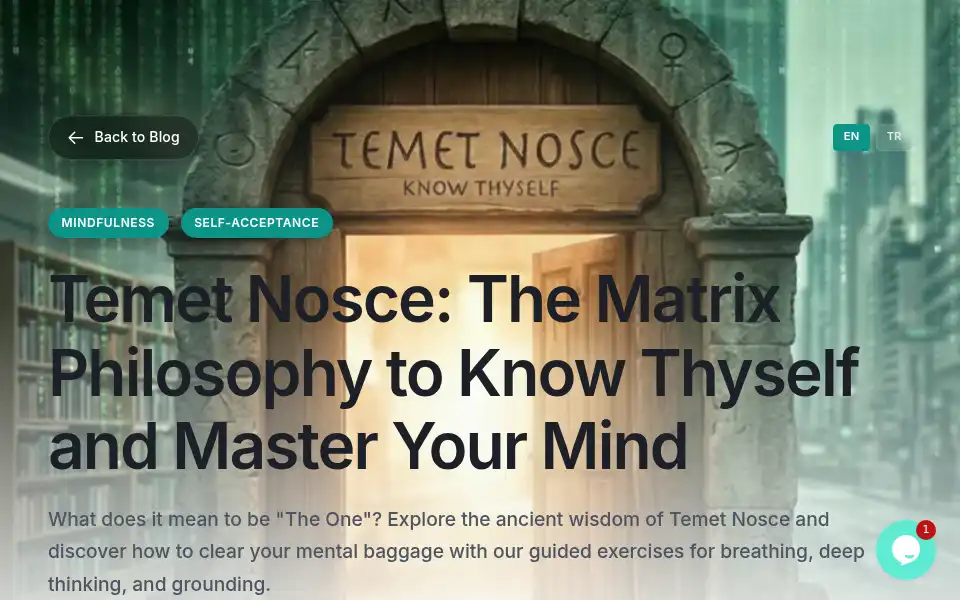 Screenshot of nothink.ing