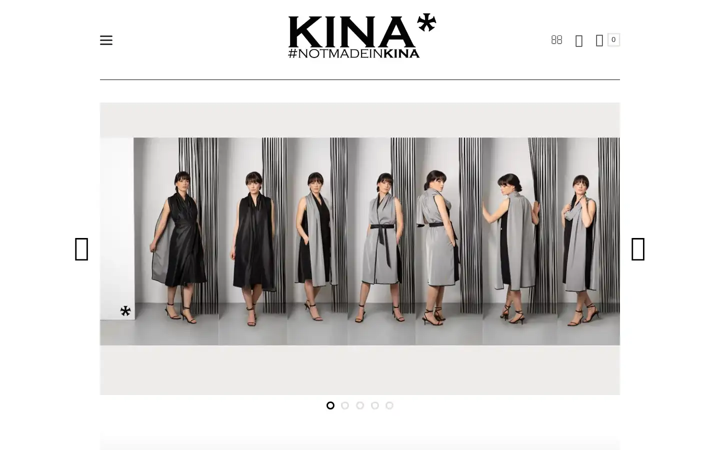 Screenshot of notmadeinkina.com