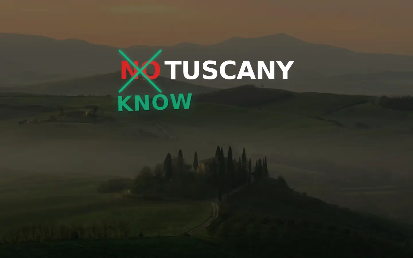 Screenshot of notuscany.com