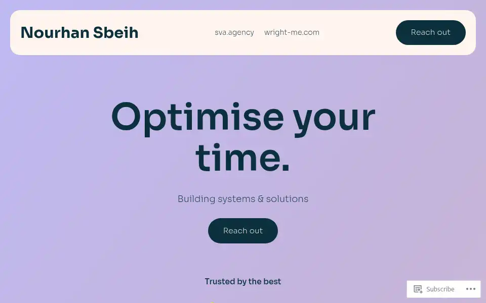 Screenshot of nourhansbeih.com