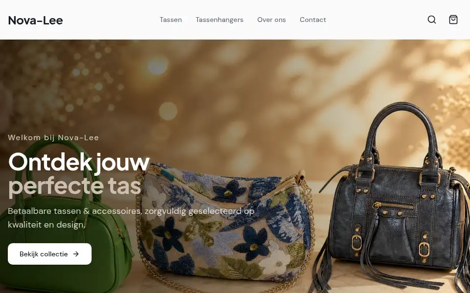 Screenshot of nova-lee.nl