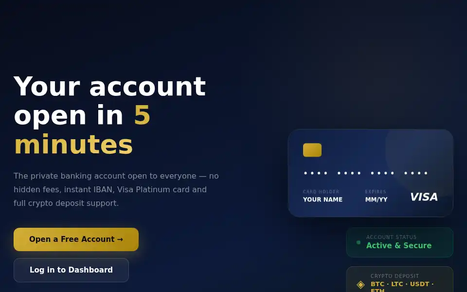 Screenshot of novabank.live