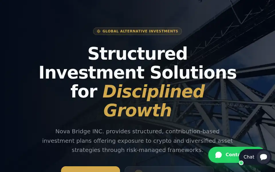 Screenshot of novabridgeinc.uk