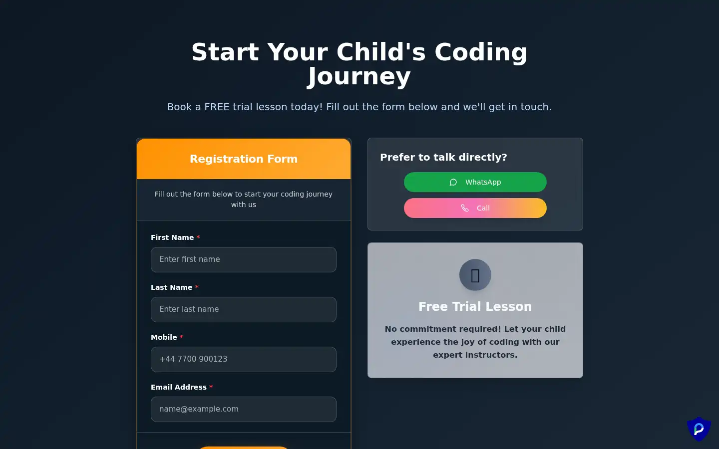 Screenshot of novacode.academy