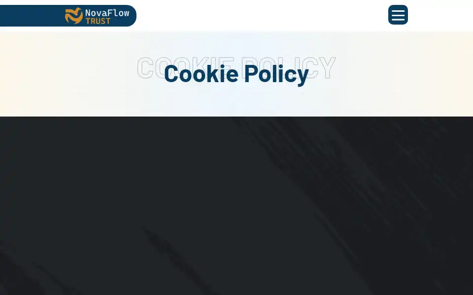 Screenshot of novaflowtrust.com