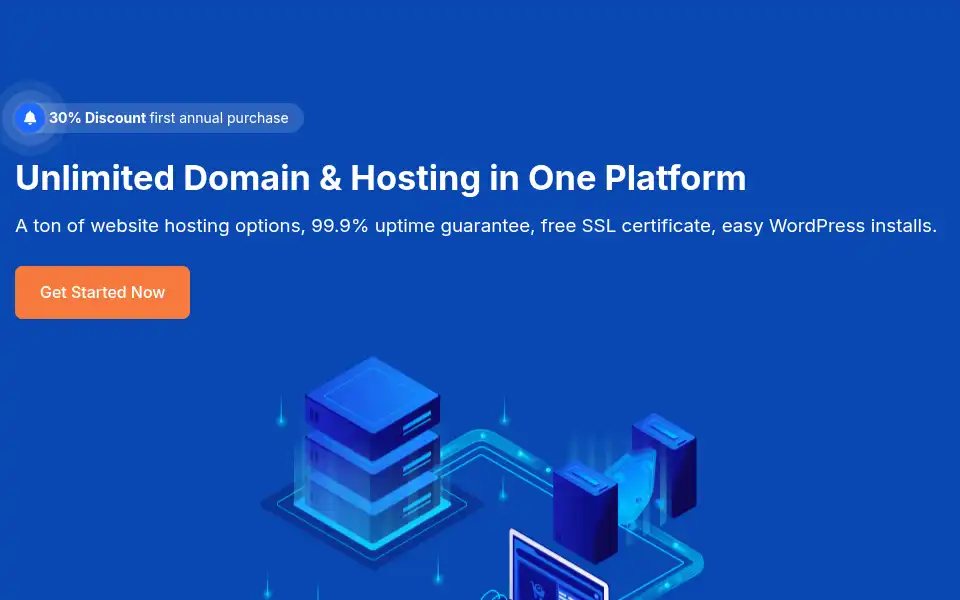Screenshot of novahost.in
