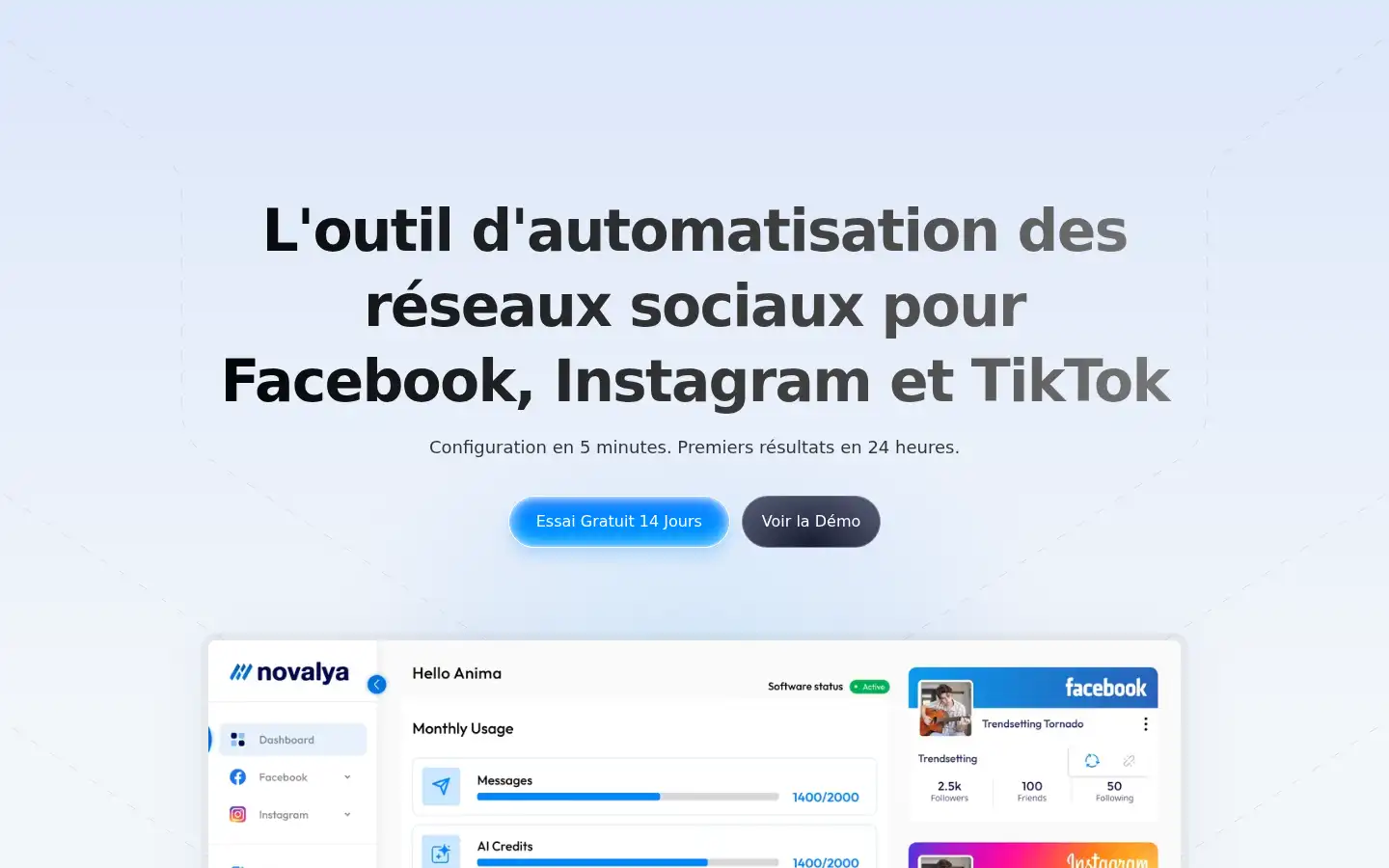 Screenshot of novalya.com