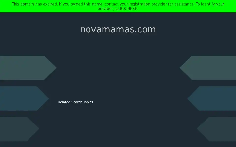 Screenshot of novamamas.com
